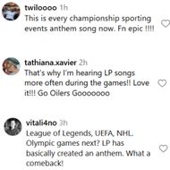 Fans react to the Stanley Cup final promo. (Image via Instagram/@nhl)